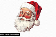 Vintage Santa Clipart Bundle, an Illustration by crative8112 (Thumbnail 6 of 11)