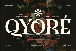 Qyore – Elegant Modern Serif