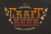 Craft Beer font & more, a Serif Font by VioSilent (Thumbnail 1 of 6)