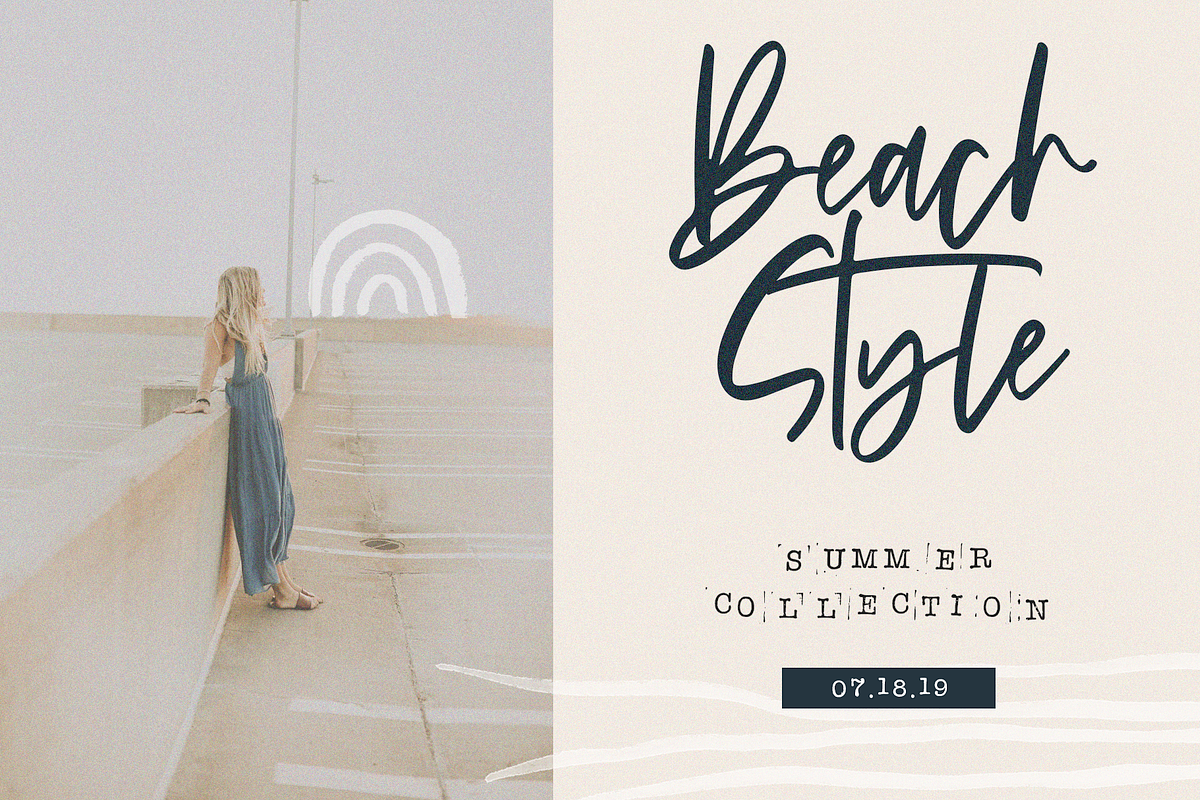 Sandcastle - Handwritten Script Font preview 3