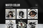 Watercolor Instagram Pack, a Social Media Template by Analogi Studio (Thumbnail 2 of 7)