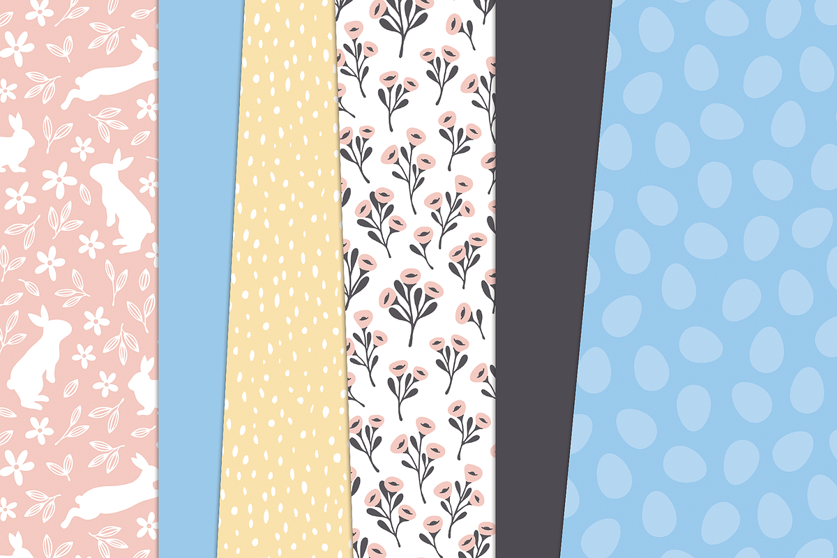 Easter Digital Paper Clip Art Bundle, a Pattern Graphic by Paper Starr Studio (Photo 5 of 6)