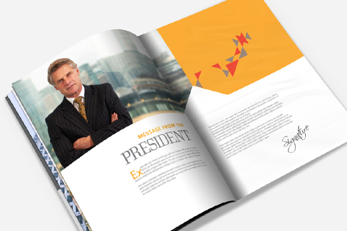 Annual Report / Brochure Template, a Brochure Template by Templatepickup (Photo 5 of 5)