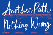 Raveling Melany - Messy Handwritten, a Handwritten Font by Zarma Type (Thumbnail 6 of 12)