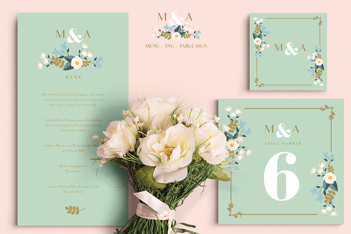 Chic Pear Wedding Set, an Invitation Template by Werlang Paper (Photo 6 of 7)