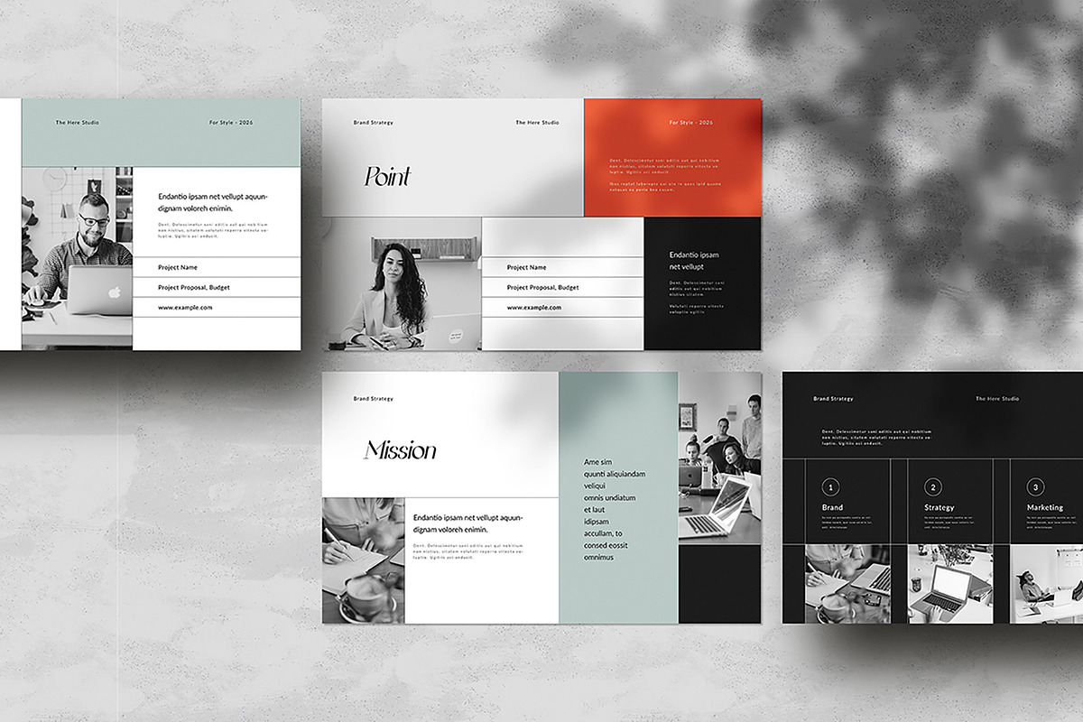 Brand Strategy Template, a Presentation Template by White Graphic (Photo 7 of 8)