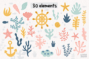 Under the sea cute clipart for kids, an Animal Illustration by Leysan Shayak (Thumbnail 4 of 11)
