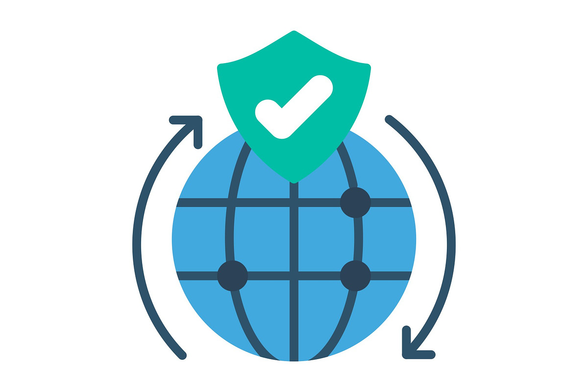 Global Protection Flat Icon, a Duotone Icon by Pexelpy (Photo 1 of 2)