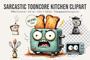 Sarcastic Tooncore Kitchen Clipart, an Illustration by Artnoy (Thumbnail 1 of 8)
