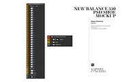 New Balance 550 | Shoe Template PSD, a Product Mockup by sophiesconcepts (Thumbnail 2 of 3)