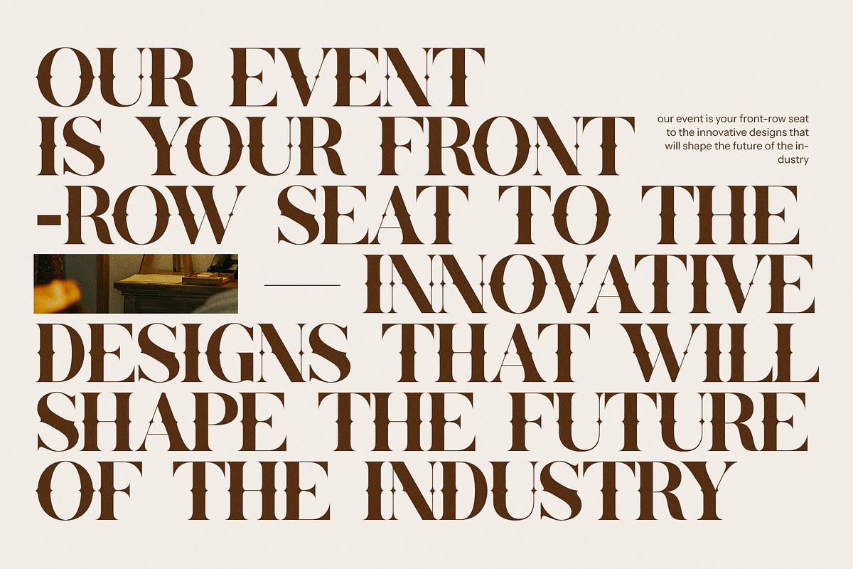 The Mivors Serif Font, a Serif Font by Perfectype (Photo 7 of 8)