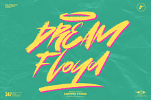 Dream Floyd | Retro Brush Font