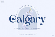 Calgary | New Stylish Serif Font, a Serif Font by Pentagonistudio (Thumbnail 1 of 20)