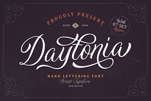 Daytonia - Hand Lettering Script