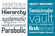 Arch, a Sans Serif Font by Typomancer (Thumbnail 3 of 5)
