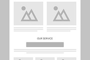 Wireframe Design Template, an UI Kit Template by CreativeShaper (Thumbnail 3 of 5)