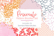 Procreate seamless pattern brushes, a Brush Add-On by STUDIO 17 (Thumbnail 1 of 7)