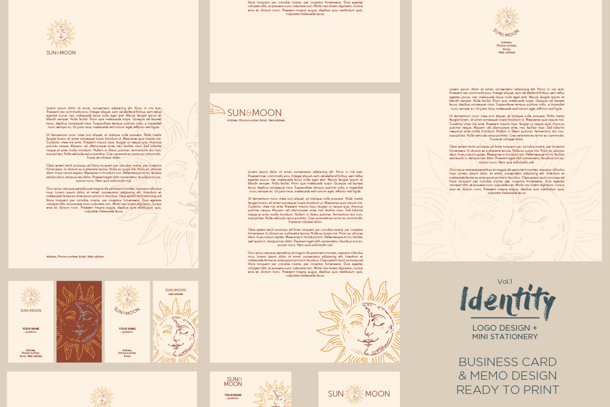 Sun&Moon Logo, a Branding & Logo Template by Creative Lemon (Photo 4 of 5)