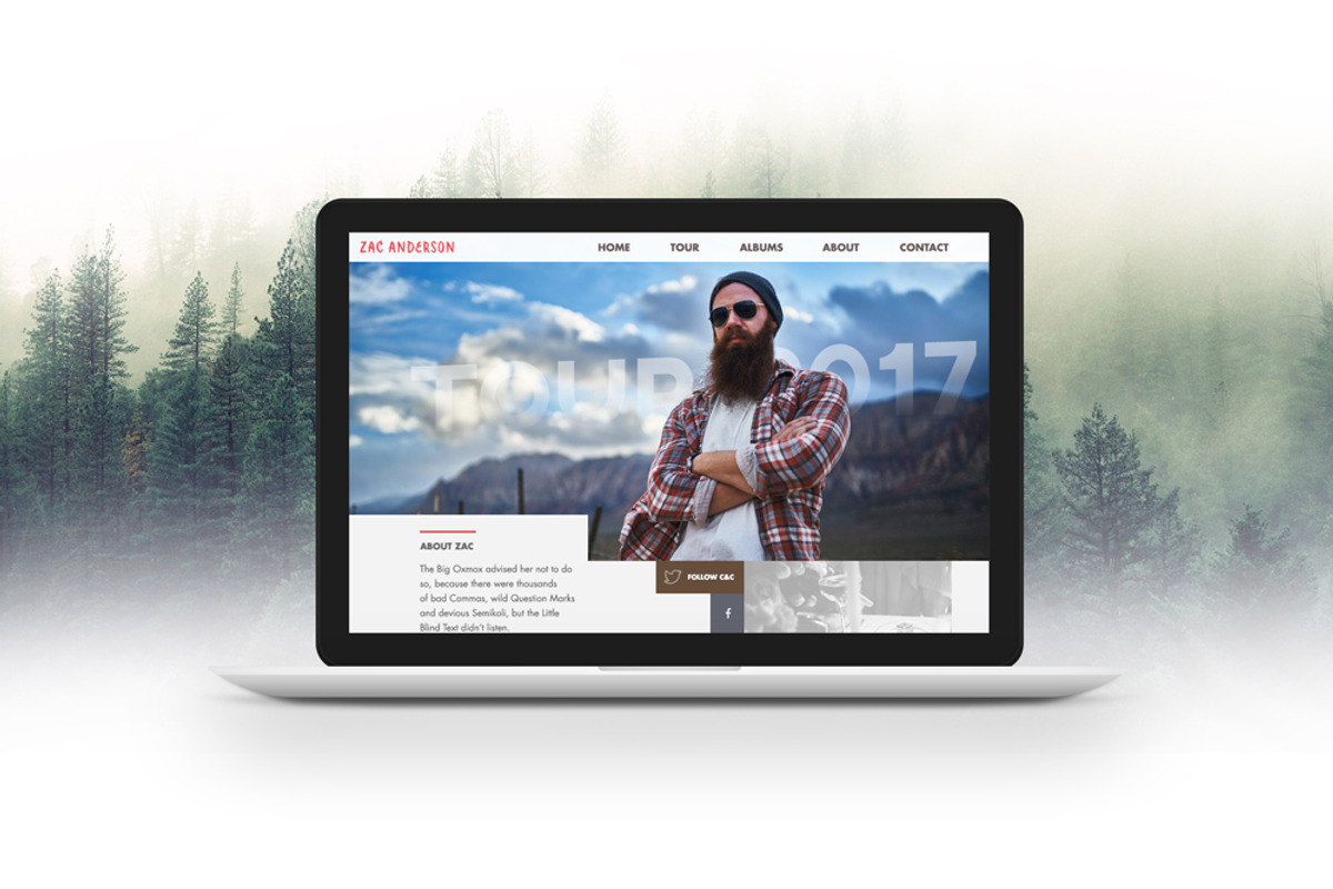 MacBook™ Mockup w/ Photo Background, a Mac Mockup by eppearance (Photo 1 of 5)