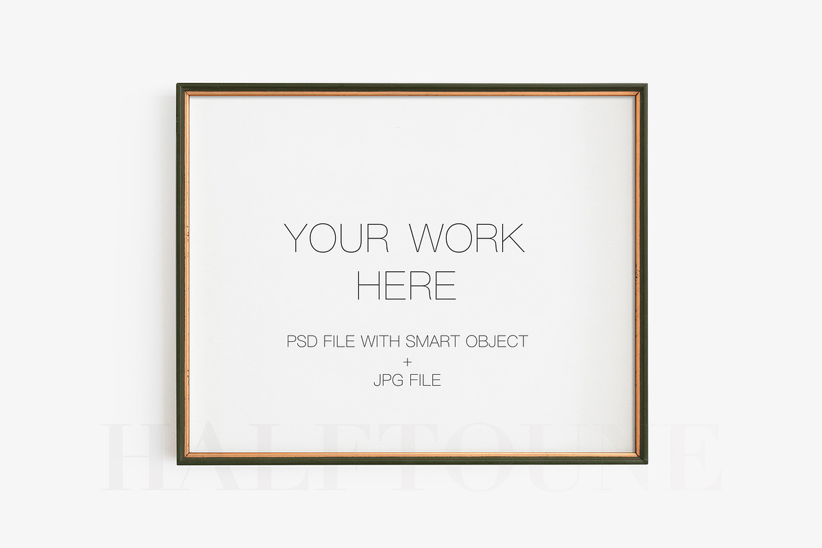 Vintage Frame Mockup, a Product Mockup by HALFTOUNE (Photo 8 of 10)