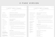 ATS Resume Template | Minimalist CV, a Resume Template by MondaySpark (Thumbnail 4 of 8)