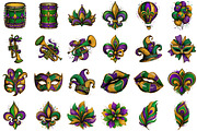 Mardi Gras Png Bundle Mardi Gras Cli, an Illustration by Sublimation Artist (Thumbnail 2 of 6)