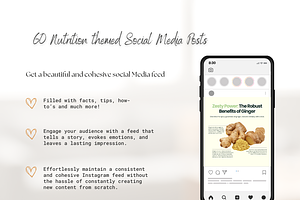 Nutrition Post Template Set I Canva