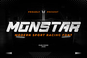 MONSTAR, a Sans Serif Font by Umitype (Thumbnail 1 of 10)