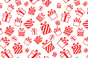 Christmas Seamless Pattern EPS JPG, a Decorative Illustration by Juksy (Thumbnail 2 of 4)