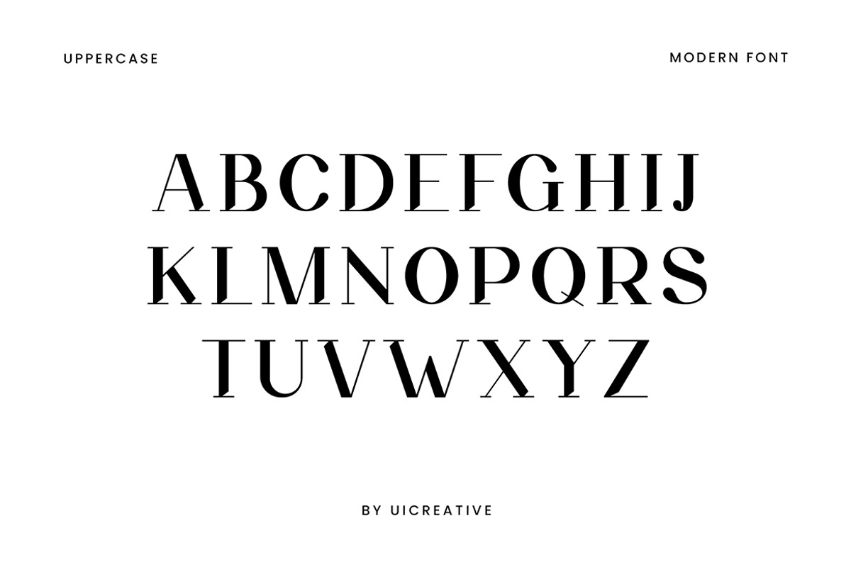 Banquette Luxury Serif Font, a Serif Font by UICreative (Photo 10 of 12)