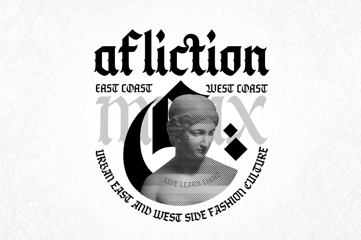 Giant Hostel, a Blackletter Font by Typia Nesia (Photo 9 of 10)