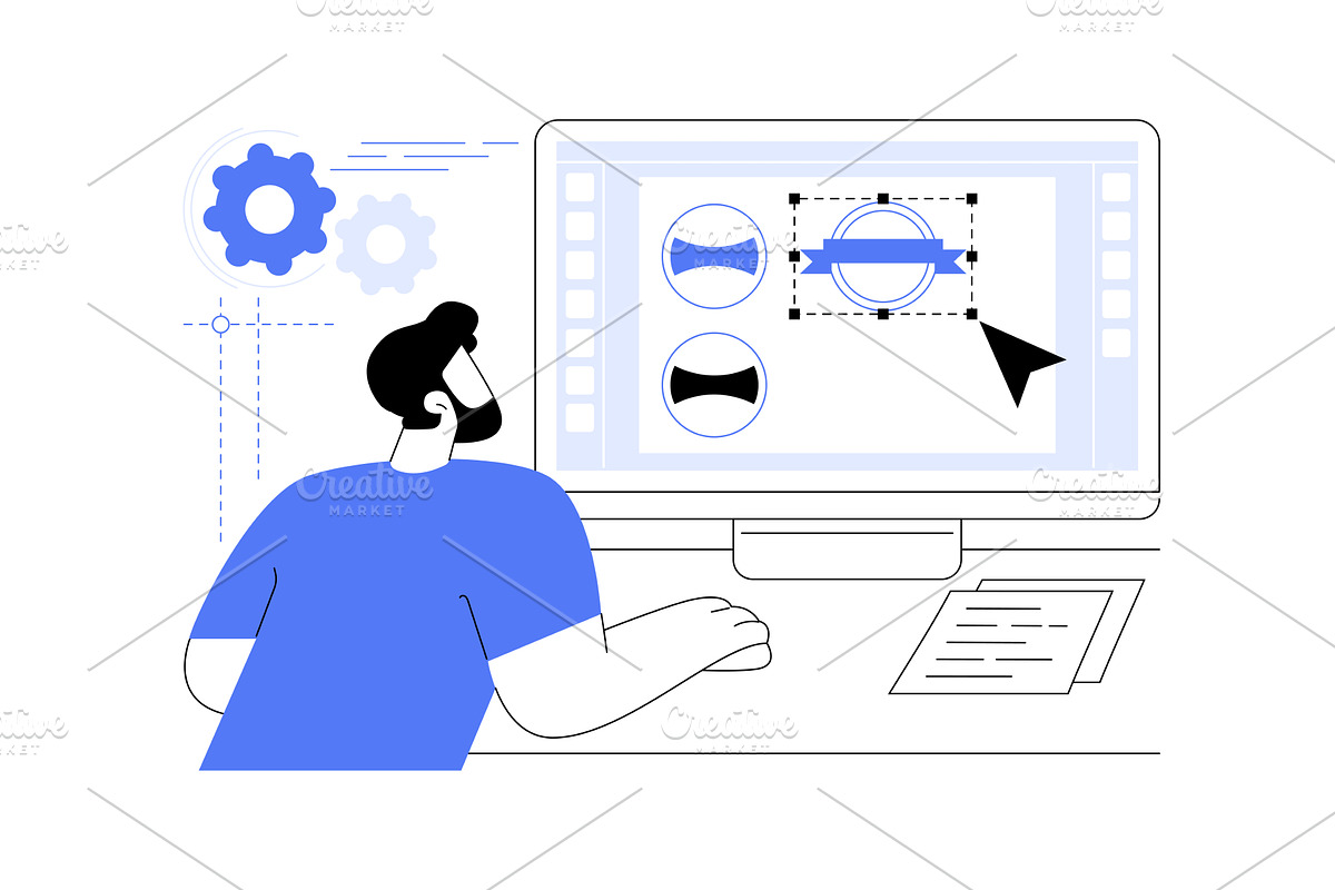 Branding concept isolated cartoon, a Finance Illustration by Visual Generation