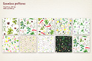 Herbs & Spices Watercolor Clipart, a Food Illustration by Where summer is (Thumbnail 7 of 11)