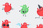 25 Heart character, a Healthcare Illustration by Beatriz Gascón (Thumbnail 2 of 3)