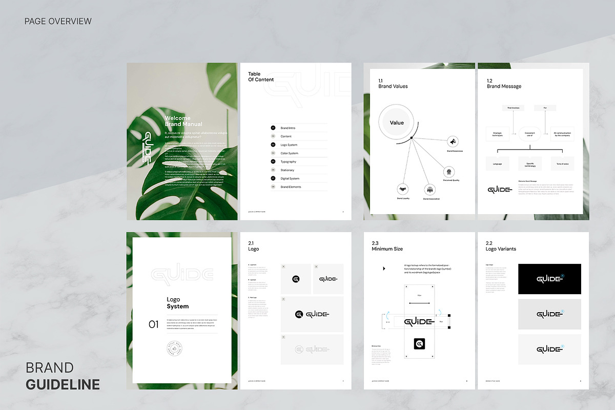 Brand Manual | CANVA, a Brochure Template by KreateTribe (Photo 15 of 15)