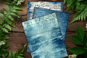 Blue Letter Manuscripts Scrapbooks, a Background Graphic by V Design Creator (Thumbnail 12 of 12)