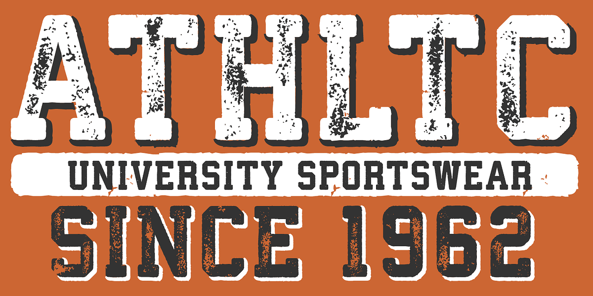 Athletico, a Slab Serif Font by GRIN3 (Nowak) (Photo 2 of 4)