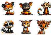 Creepy Cute Woodland Animals, a Seasonal Illustration by CreationArt (Thumbnail 5 of 5)
