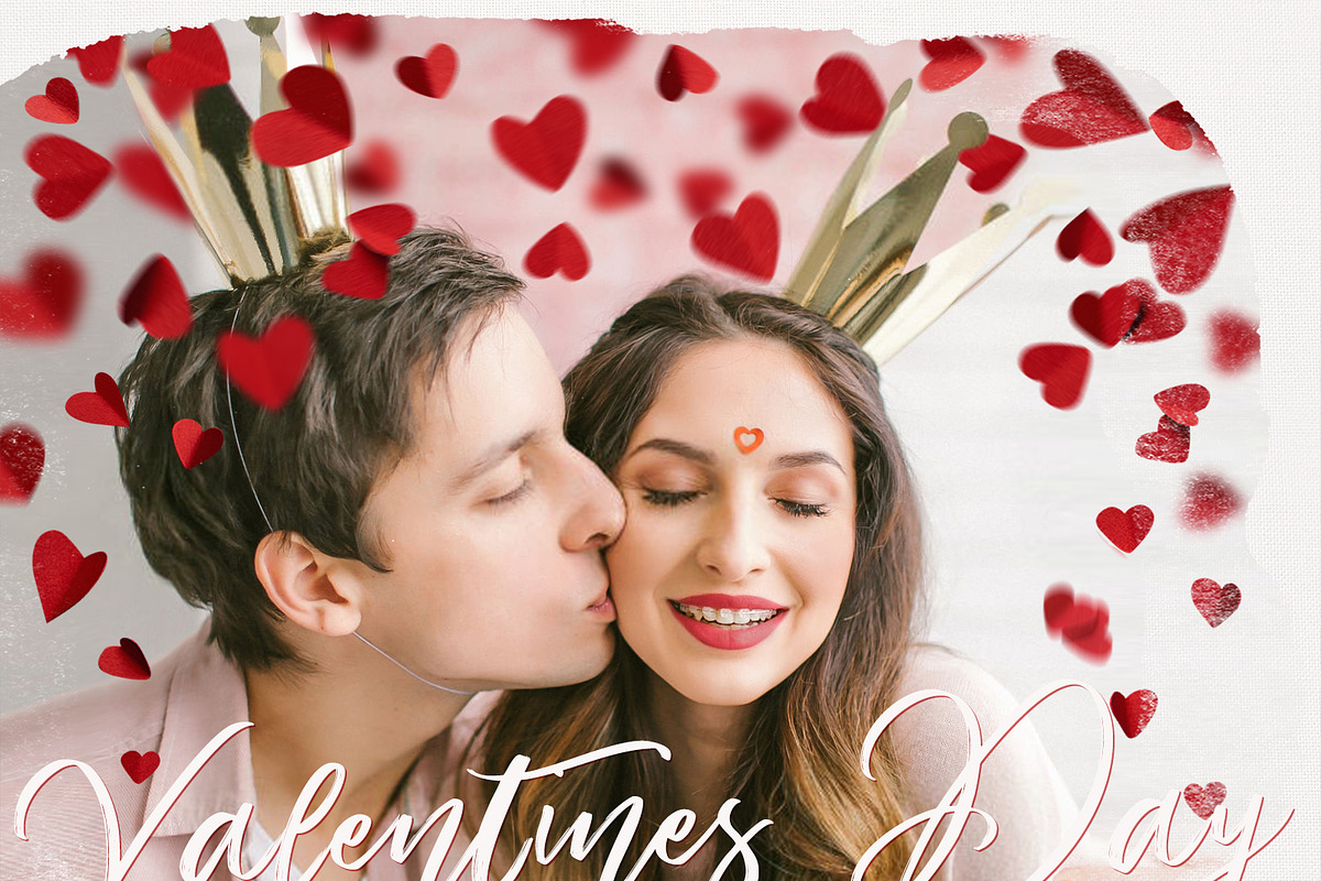 Valentine's Day Photoshop Overlays preview 6