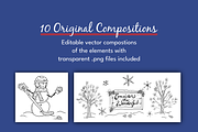 Wonderful Winter Illustrations, a Seasonal Illustration by AJ Doodles (Thumbnail 7 of 18)