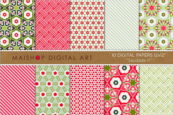 Digital Papers Saudade Set 02 preview 4