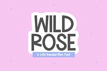 Wild Rose | Cute Handwritten Font
