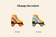 70's Retro Patterns and Icons, a Pattern Graphic by JP | Designs (Thumbnail 3 of 8)