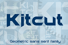 Kitcut font family