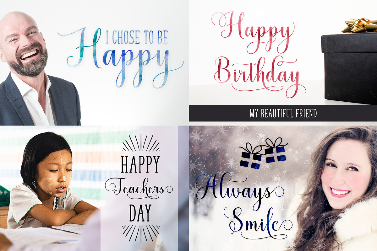 Mistletoe - Font Duo | 30% Off preview 4
