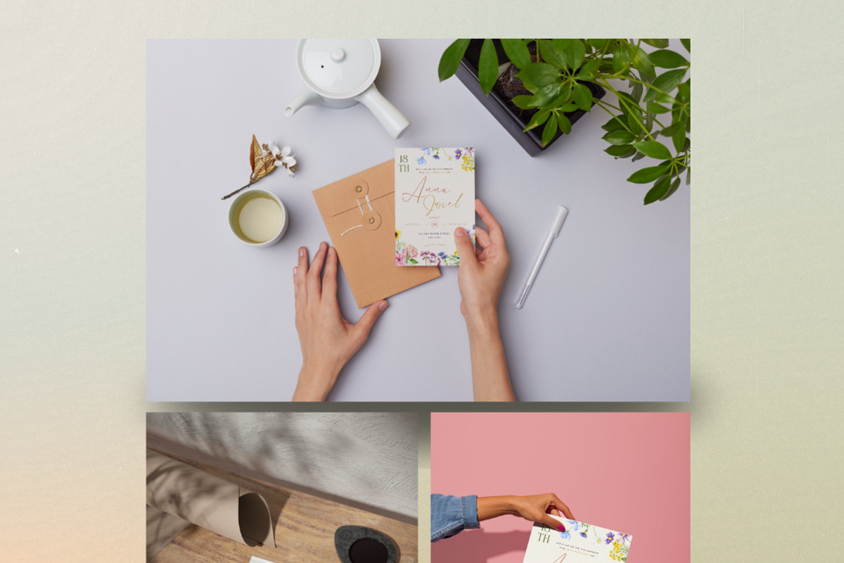 FLORAL | Canva Invitation Template, a Social Media Template by AA Designs (Photo 3 of 3)
