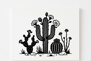 60 Desert Cactus Floral Silhouette, a Seasonal Illustration by Amazin_art (Thumbnail 10 of 38)