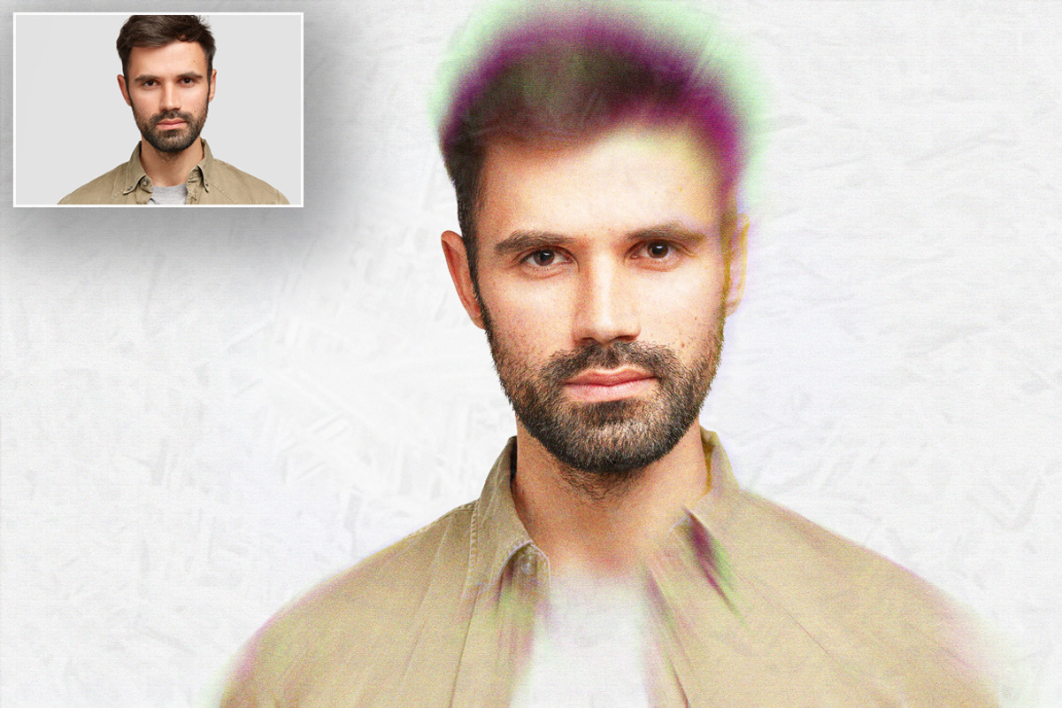 Focus Glitch Photo Effect, a Layer Style Add-On by Vatdesign (Photo 3 of 3)