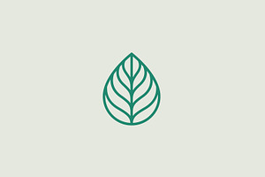Icon Leaf Nature Logo Green Fresh, a Branding & Logo Template by Signatoro