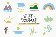 Earth Nature Sketch Doodle Icons, a Solid Icon by CreativeWilderness (Thumbnail 1 of 13)
